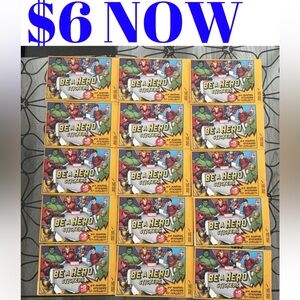 15 PACKS 2025 Marvel Be A Hero Superstore Loblaws Sticker Card Pack 60 Stickers